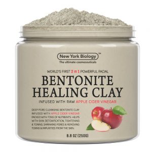 New York Biology Bentonite Healing Clay Apple Cider Vinegar, 8.8 oz