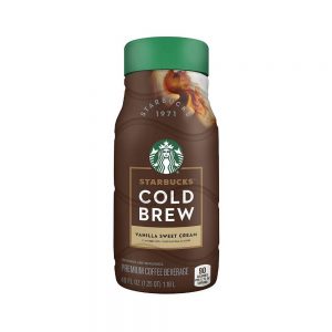 Starbucks Cold Brew Vanilla Sweet Cream Premium Coffee Beverage, 40 fl oz