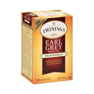 Twinings of London Decaffeinated Earl Grey Black Tea, 1.23 oz