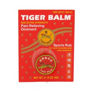 Tiger Balm Red Extra Strength Pain Relieving Ointment, 0.14 oz