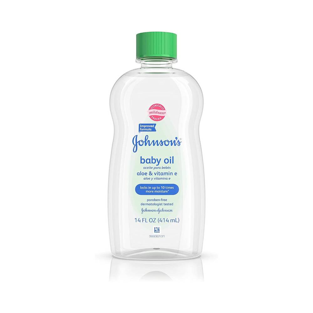Johnson's Baby Aloe & Vitamin E Baby Oil, 14 fl oz